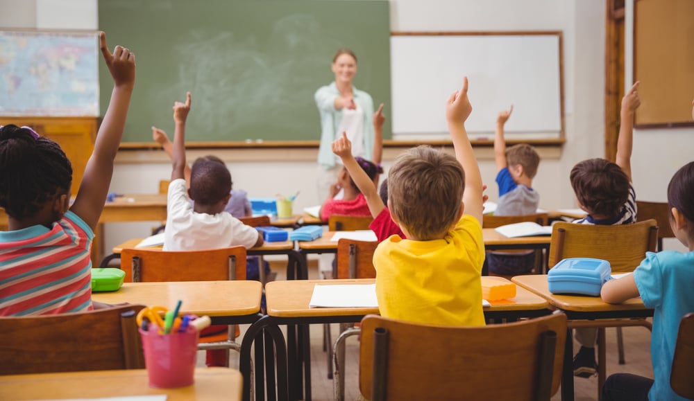 Students in a classroom